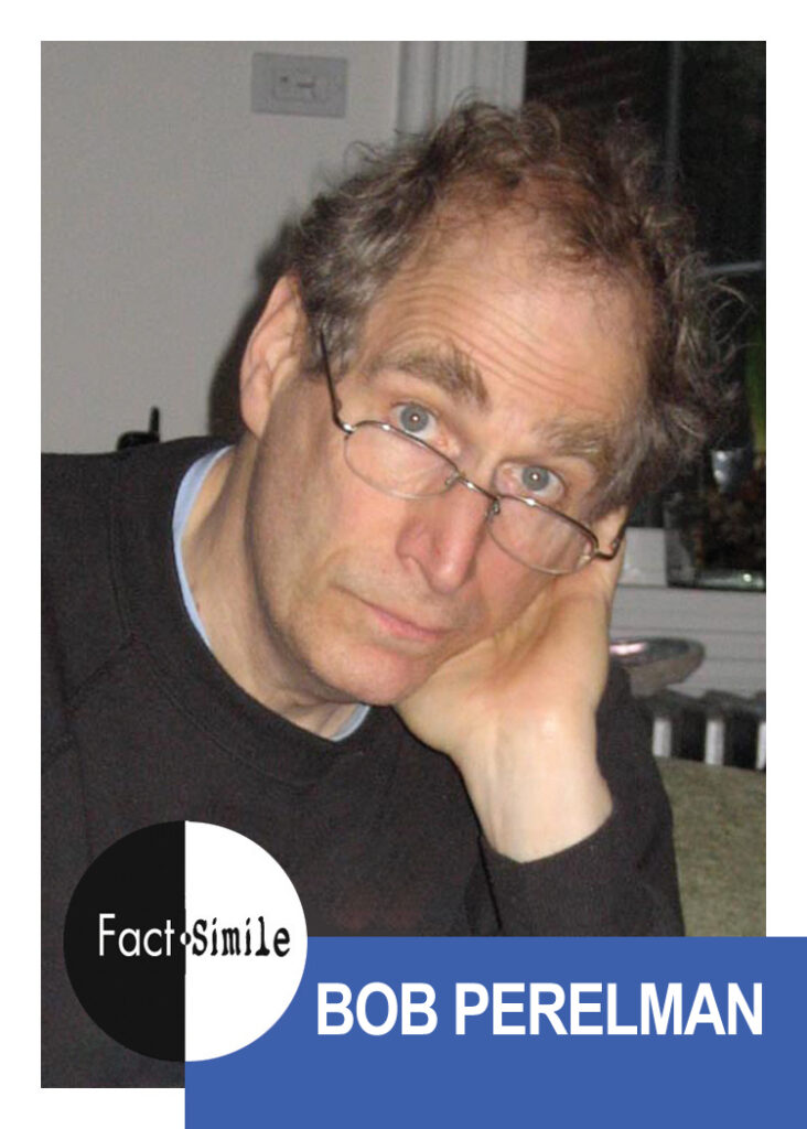 Bob Perelman Poetry Trading Card