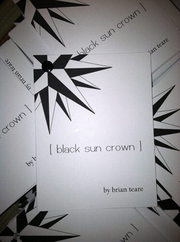 black sun crown by Brian Teare